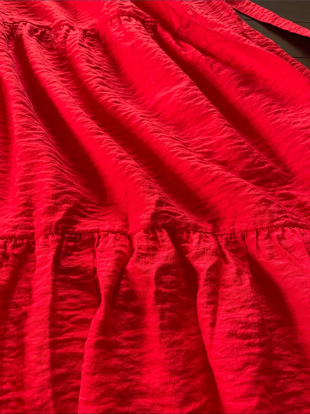 Simply Vera Sleeveless Red Tiered Maxi Summer Dress - Picture 12 of 12
